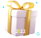 Receba seus bônus de boas-vindas no 2t22